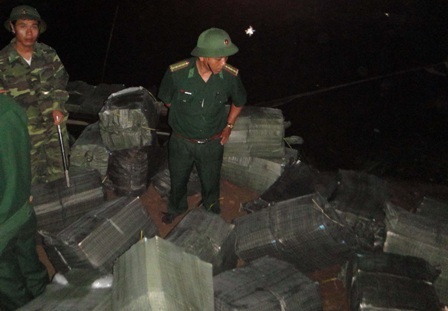 Số thuốc là lậu bị lực lượng biên phòng thu giữ đêm 16/11